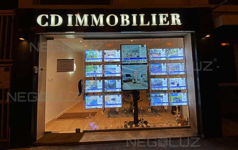 Meilleur Porte Affiche Vitrine Led