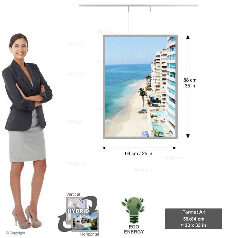 Panneau Led Vitrine 1c 1a1 - NegoLuz France Panneau Led Vitrine 1c 1a1