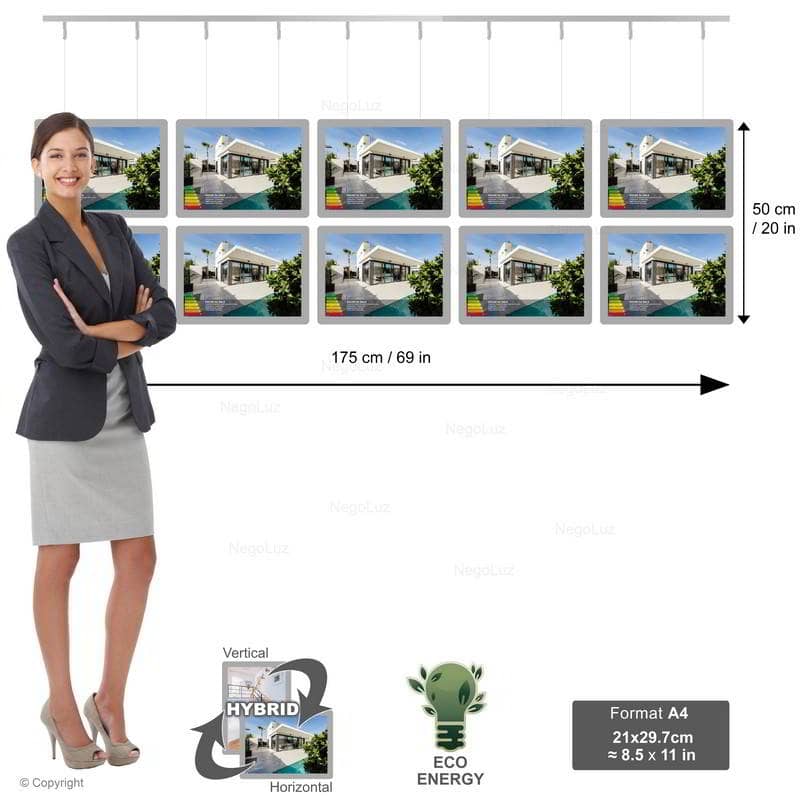 Porte Affiche Agence Immobiliere A4h 2r5c - NegoLuz France Porte Affiche Agence Immobiliere A4h 2r5c