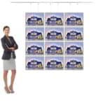 Porte Affiche Suspendu Vitrine Led A3h 4r3c0