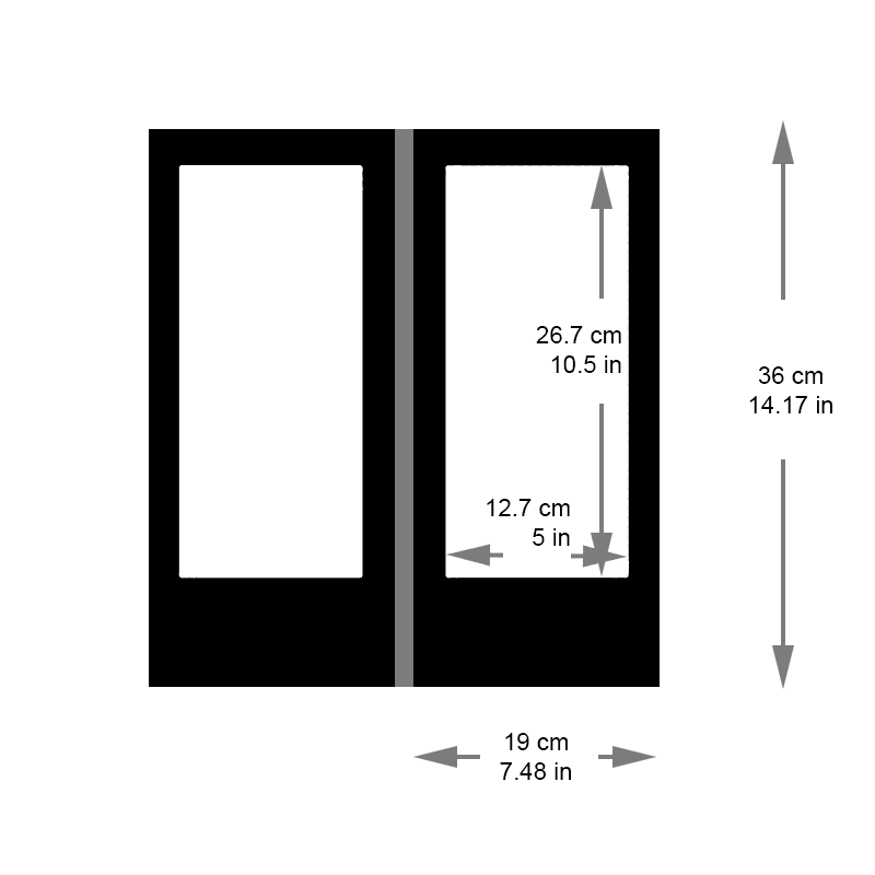 porte-menu-led-a4-etroit-1 - NegoLuz France Porte Menu Led A4 Etroit