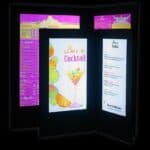Porte Menu Lumineux