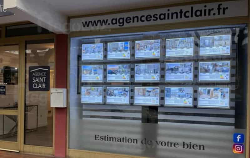 vitrine agence immobilière