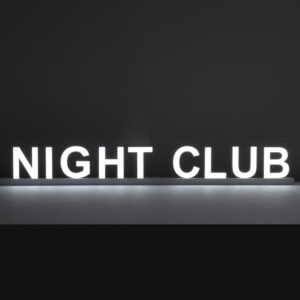 Grande Lettre Lumineuse Night Club