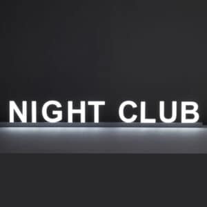 Led Letters Night Club