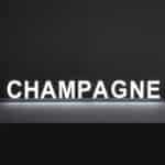 Lettre Led Champagne