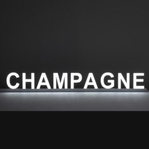 Lettre Led Champagne