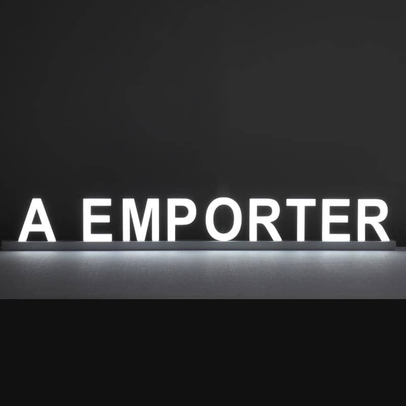 Lettre Lumineuse A Emporter