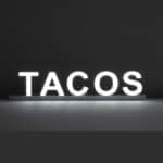 Lettre Lumineuse Led Tacos