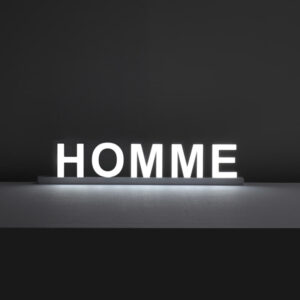 Lettres Lumineuses Homme