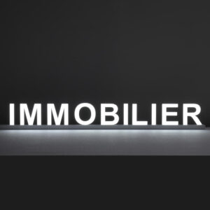 Lettres Lumineuses Immobilier