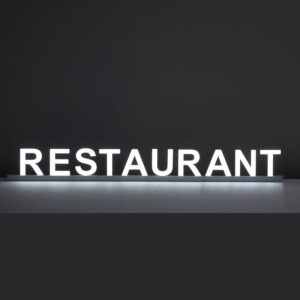 Lighted Letters Restaurant
