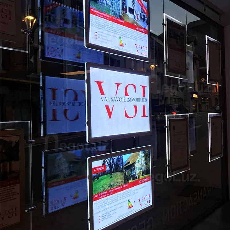 meilleur porte affiche vitrine