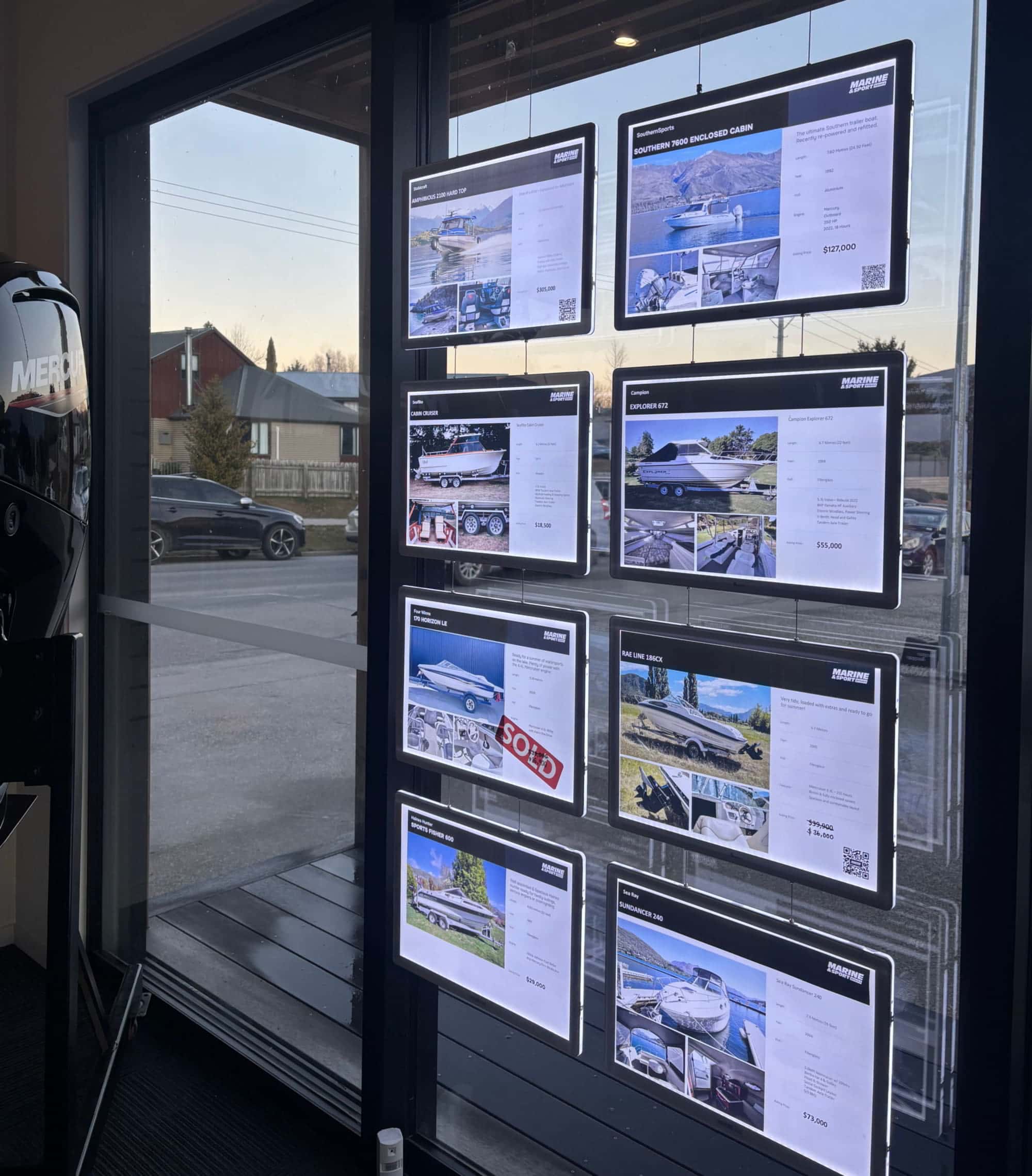 Agence Immobiliere Impact Affiche Vitrine Led - NegoLuz France Agence Immobiliere Impact Affiche Vitrine Led