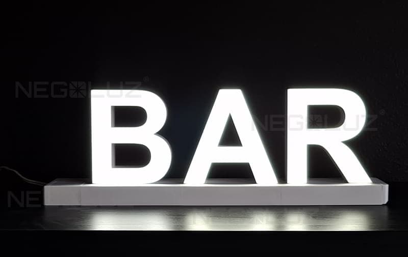 Lettres Lumineuses Pour Bar - NegoLuz France Lettres Lumineuses Pour Bar